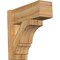 Ekena Millwork Balboa Block Rough Sawn Outlooker, Western Red Cedar, 8"W x 20"D x 20"H OUT08X20X20BOA05RWR - alternate 1
